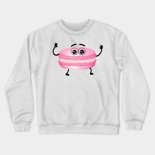 cute pink macaron Crewneck Sweatshirt